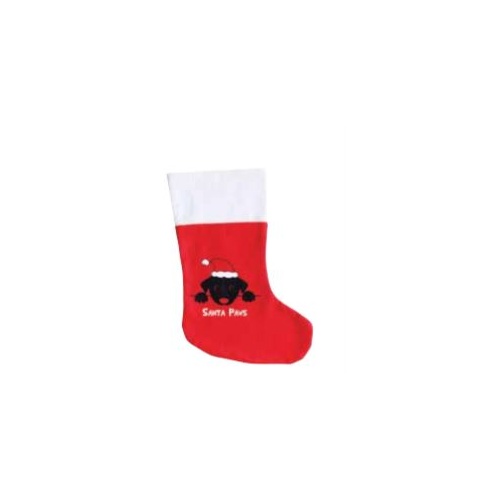Santa Paws Dog Stocking  400 x 200 mm