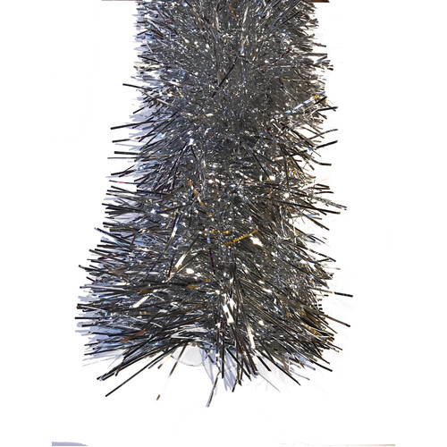 Silver Extra Thick 12cm Tinsel