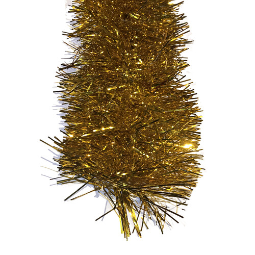 Gold Extra Thick 12cm Tinsel 4m
