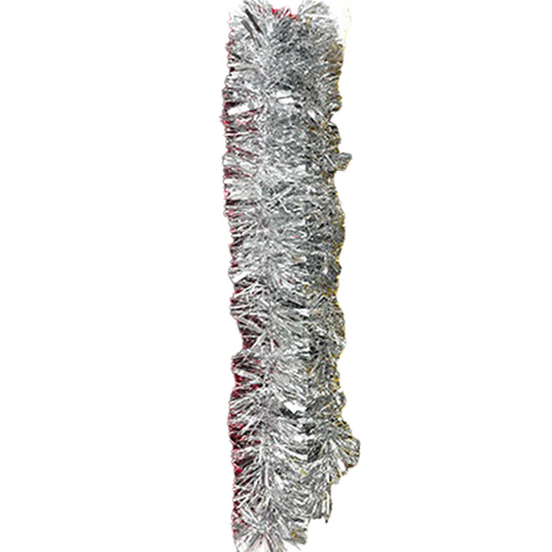 Silver Extra Thick 12cm Tinsel 4m