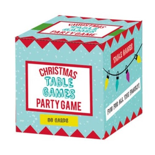 Christmas Table Challenge Party Games
