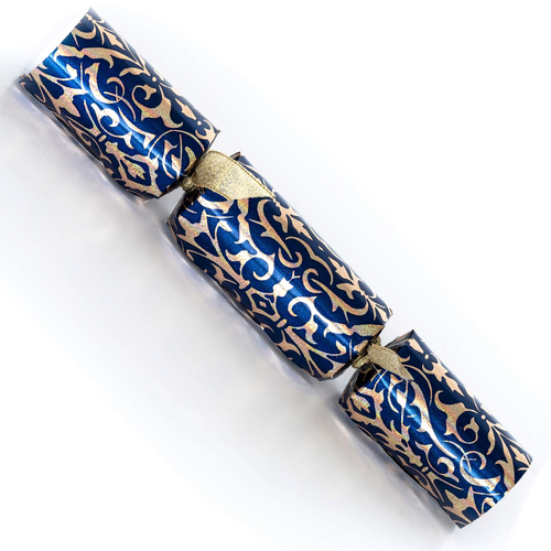 blue and gold crackers