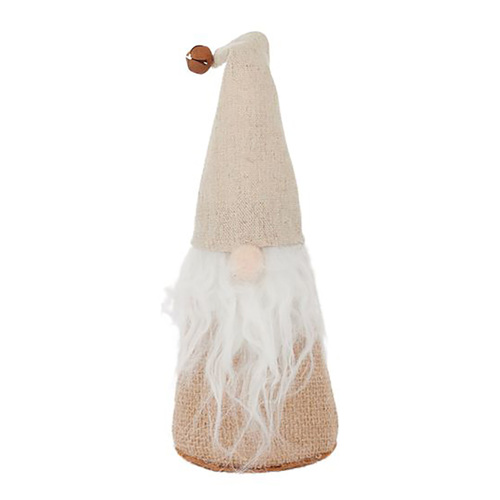 Jute Santa Standing  20X7cm