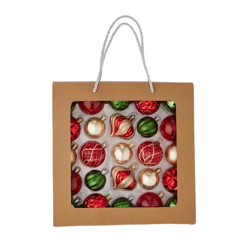 Traditional Christmas Decoration Set 25pc