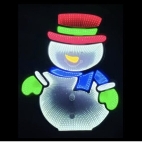 LED Infinity Snowman Light