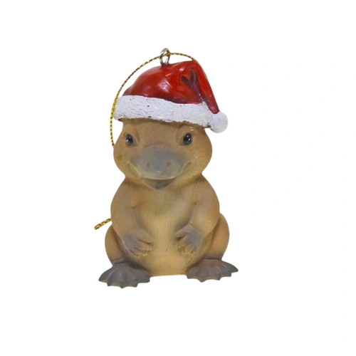 Platypus Resin Christmas Decoration  6cm