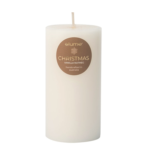 Vanilla Nutmeg Scented Soy Candle 3x6