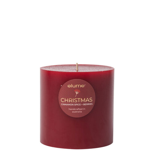 Cinnamon Spice Berries  Scented Soy Candle 4x4