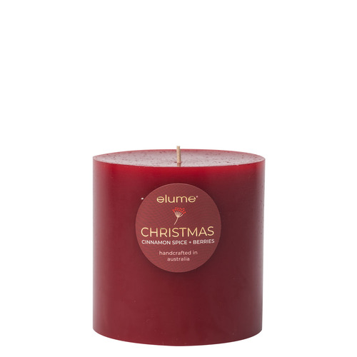 Cinnamon Spice and Berries Scented Soy Candle 4x4