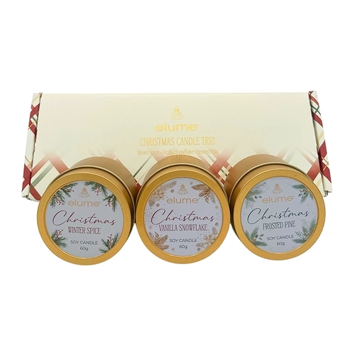 Christmas Candle Trio Gift Box