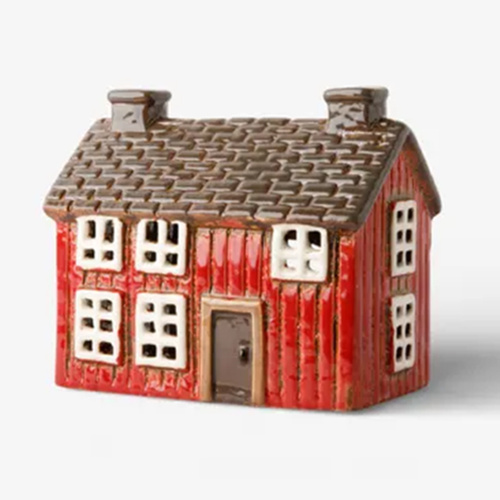 Nordgard Torp Red Cottage Tea Light