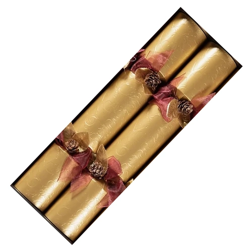 Opulent Gold Christmas XL Catering Crackers 36pk