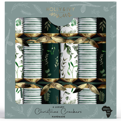 Sprigs and Stripes Christmas Crackers 6pk v2 