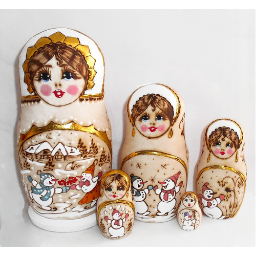 Russian Nested Girl Large 18cm