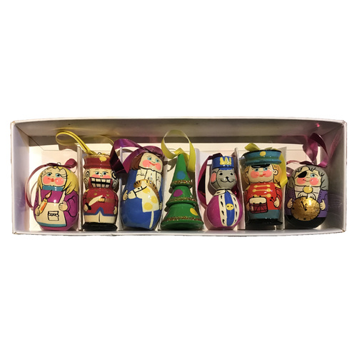 Mixed Hanging Decorations  Mixed Multi-colour  7pc
