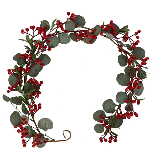 Red Berry Eucalypt Garland 130cm