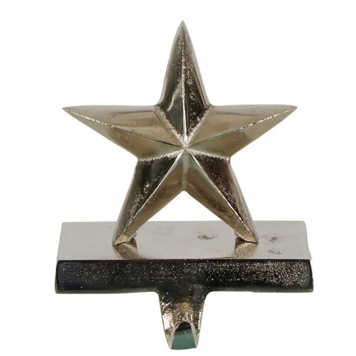 Star Stocking Hanger Silver
