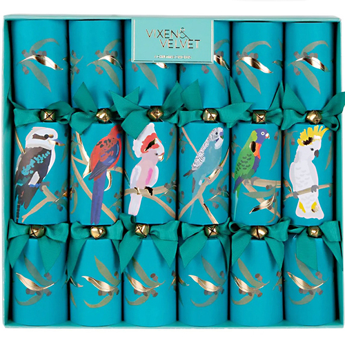 Australian Native Bird  Cracker  6pc