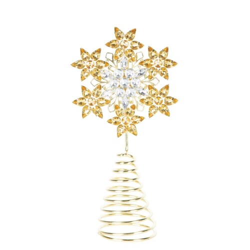 Vendour Gem Silver and Gold Gem Tree Topper