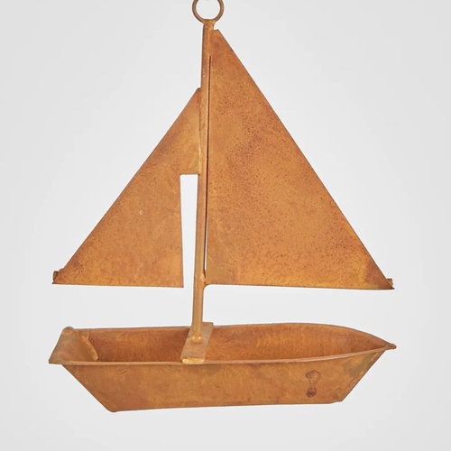 Brogo Rustic Boat Hanging  Christmas Decoration Large