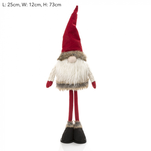 Santa in Jersey with Red Fur
