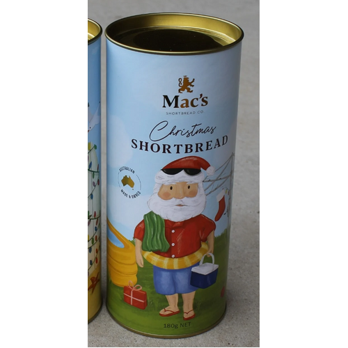 Mac's Australian Christmas Shortbread Santa  180g