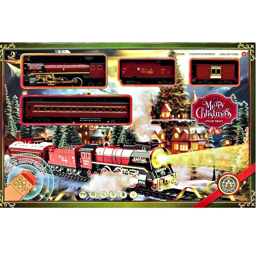 Christmas Train - Rechargeable with Light, Smoke & Music