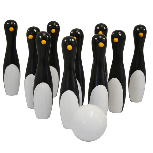Penguin Bowling Tabletop Skittles