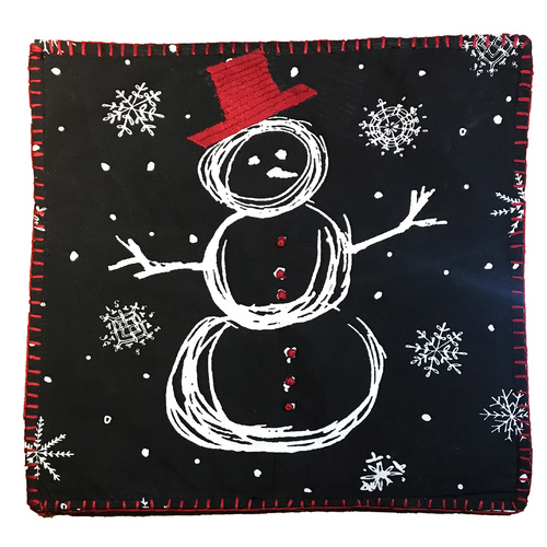 Snowman Cushion Cover 50x50