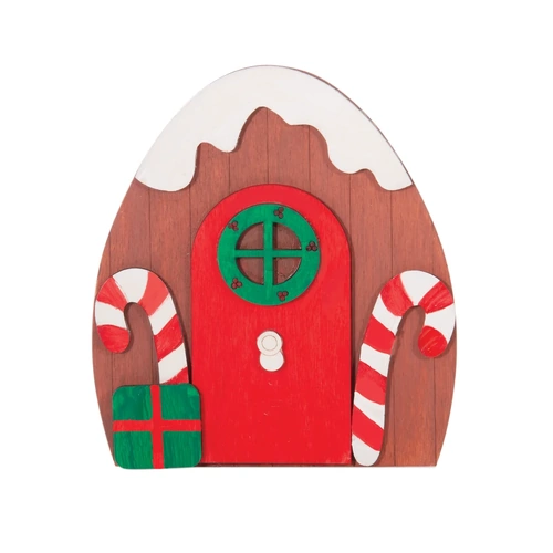 Make Your Own Elf Door Gingerbread Christmas Craft