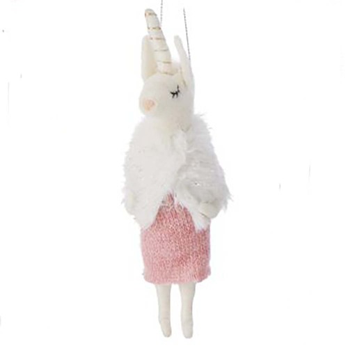 Amelia and Friends Unicorn Hanging Decoration 17cm