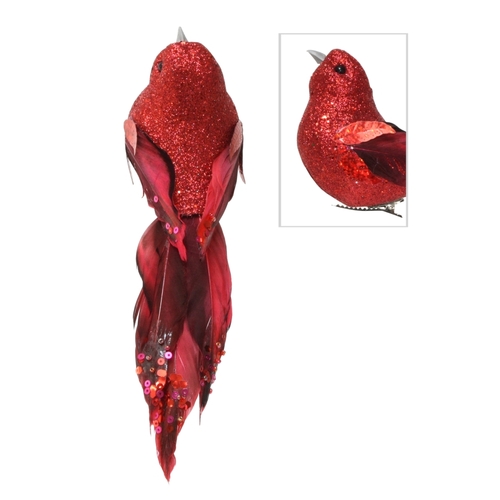 Red Bird Clip 20cm