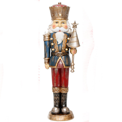 Nutcracker Blue LED 46cm