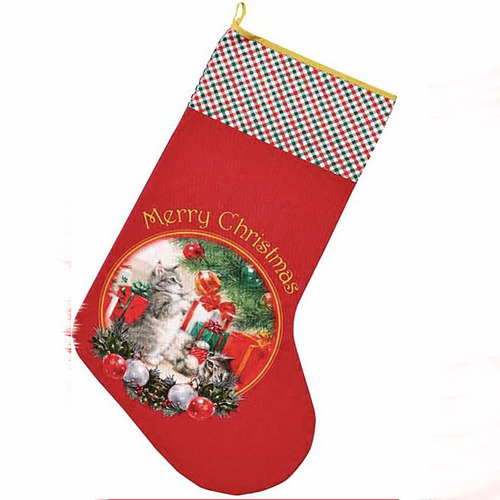 Furry Friends Cat XL Stocking