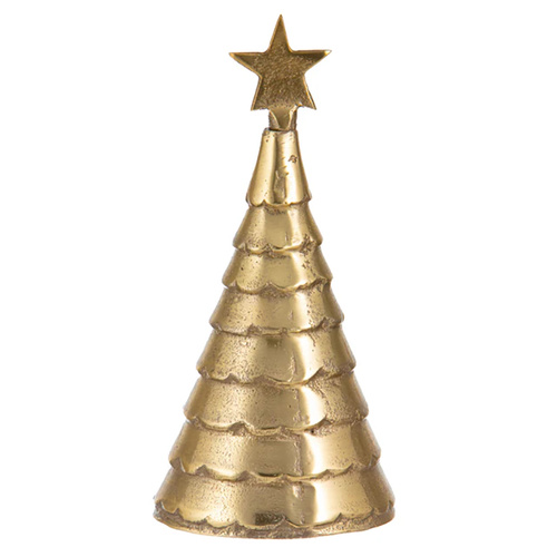 Decorative Gold Metal Tabletop Christmas Tree  22cm