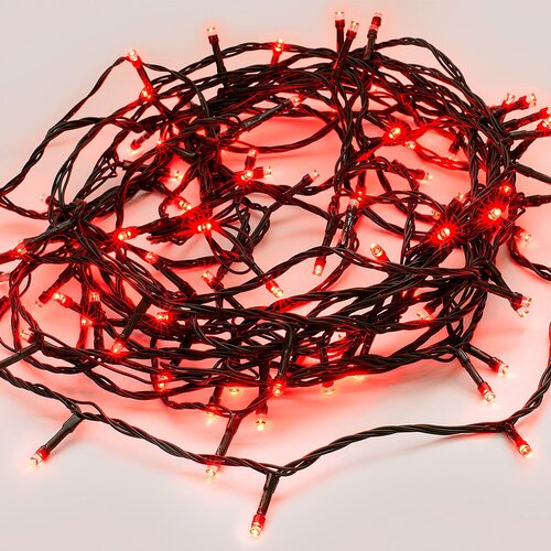240 LED Fairy Lights - Red (Gn Wire)