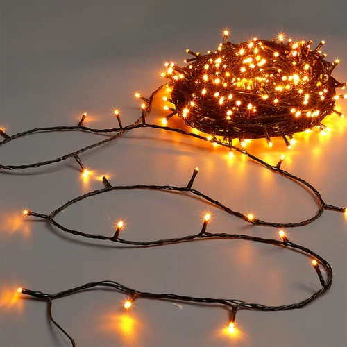 520 Led Connectable Fairy Light - Amber (Gn Wire)