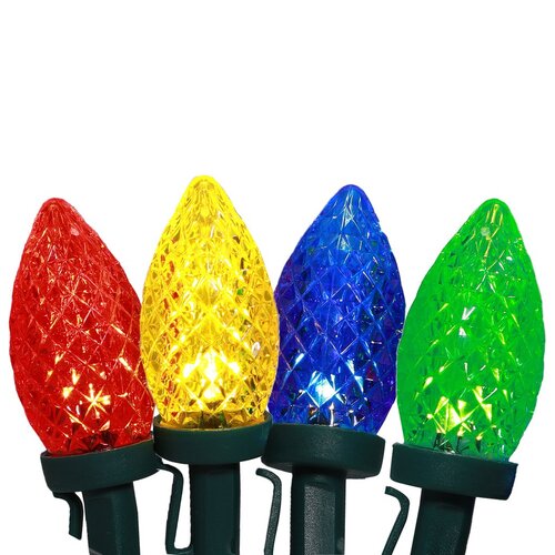 50 LED Pinecone Connectable Lights - Multicolour 