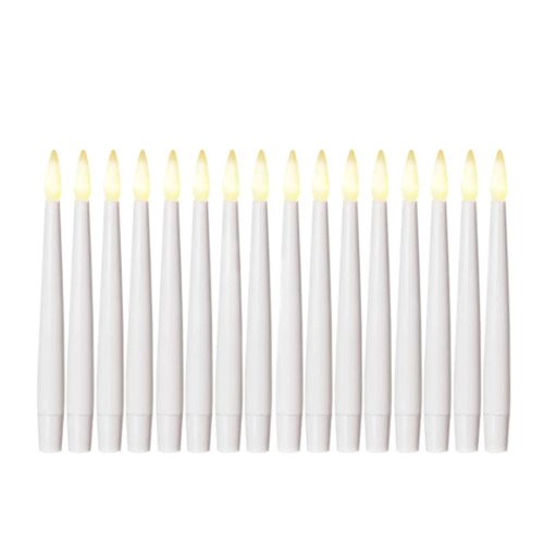 Christmas Tree Taper Candles LED 16pc