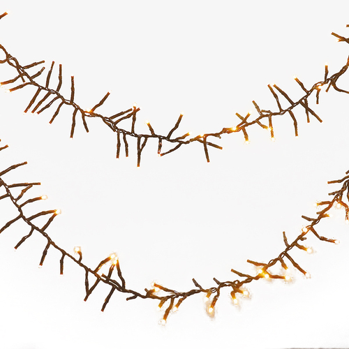 500 LED Connectable Cluster Lights - Amber