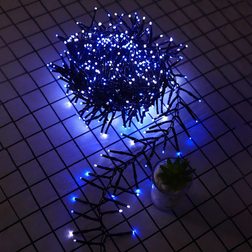 500 LED Connectable Cluster Light - Blue / White
