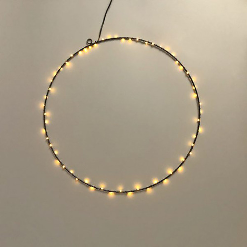 LED Hanging Starburst Ring -Dual Colour 50cm
