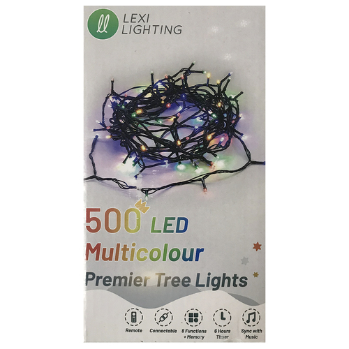 500 LED Connectable LED Lights - Multicolour