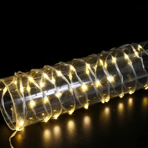 200 LED Waterfall Effect Twister Warm White