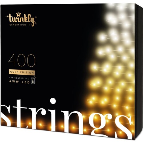 Twinkly™ 400 LED Amber / Warm White / White - Free Express Shipping 