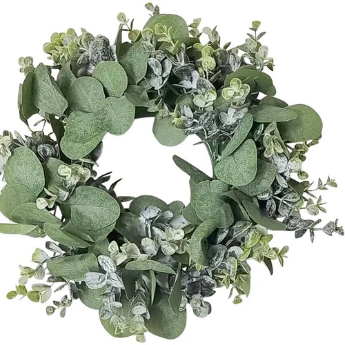 Small Silvergum Wreath Candle Holder 30cm