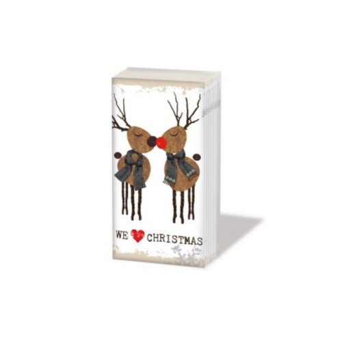 Sniff Pocket Tissues Reindeer