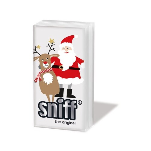 Sniff Pocket Tissues Santa & Deer