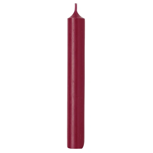  Red  Plum  Cylinder Candle  2.2 x 18cm