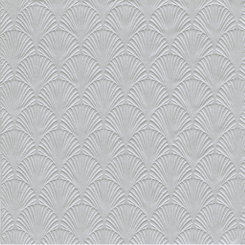 Silver Embossed Lunch Napkin 16pk